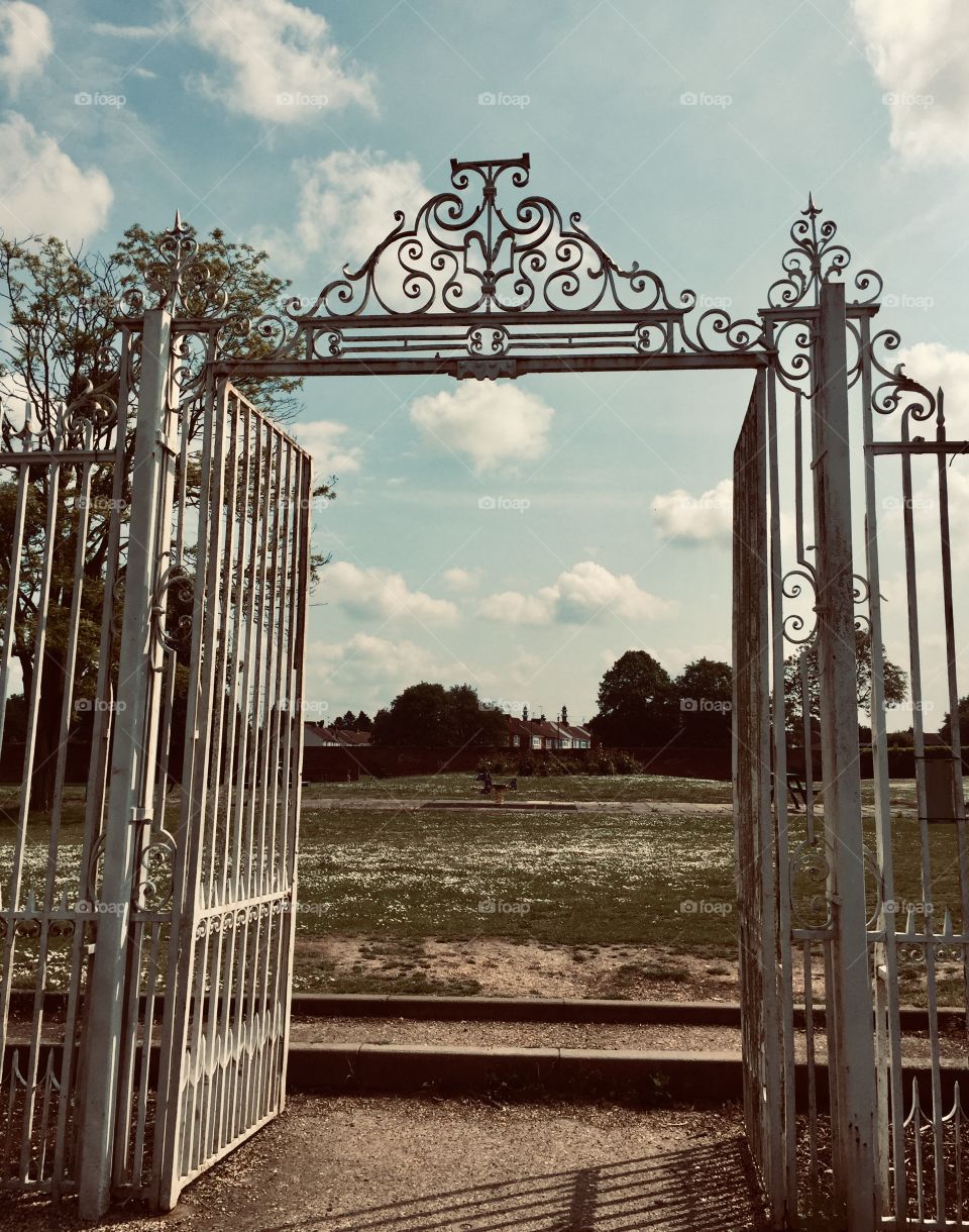 Iron gates