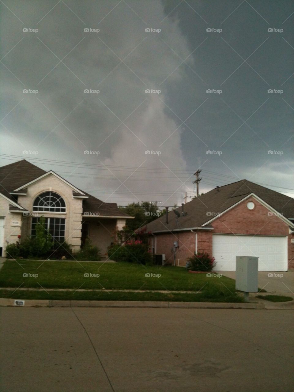 Amazing tornado moving past my house