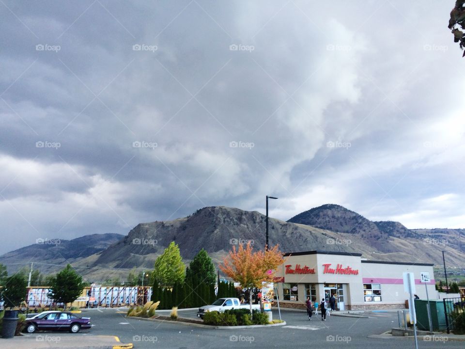 Storm clouds during outreach last night! 