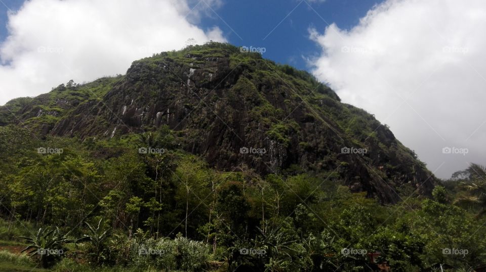 mount rock at west java for climbing fun