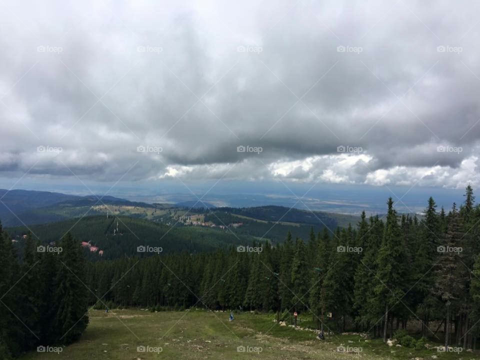 Mountain side, in Romania. Breathtaking