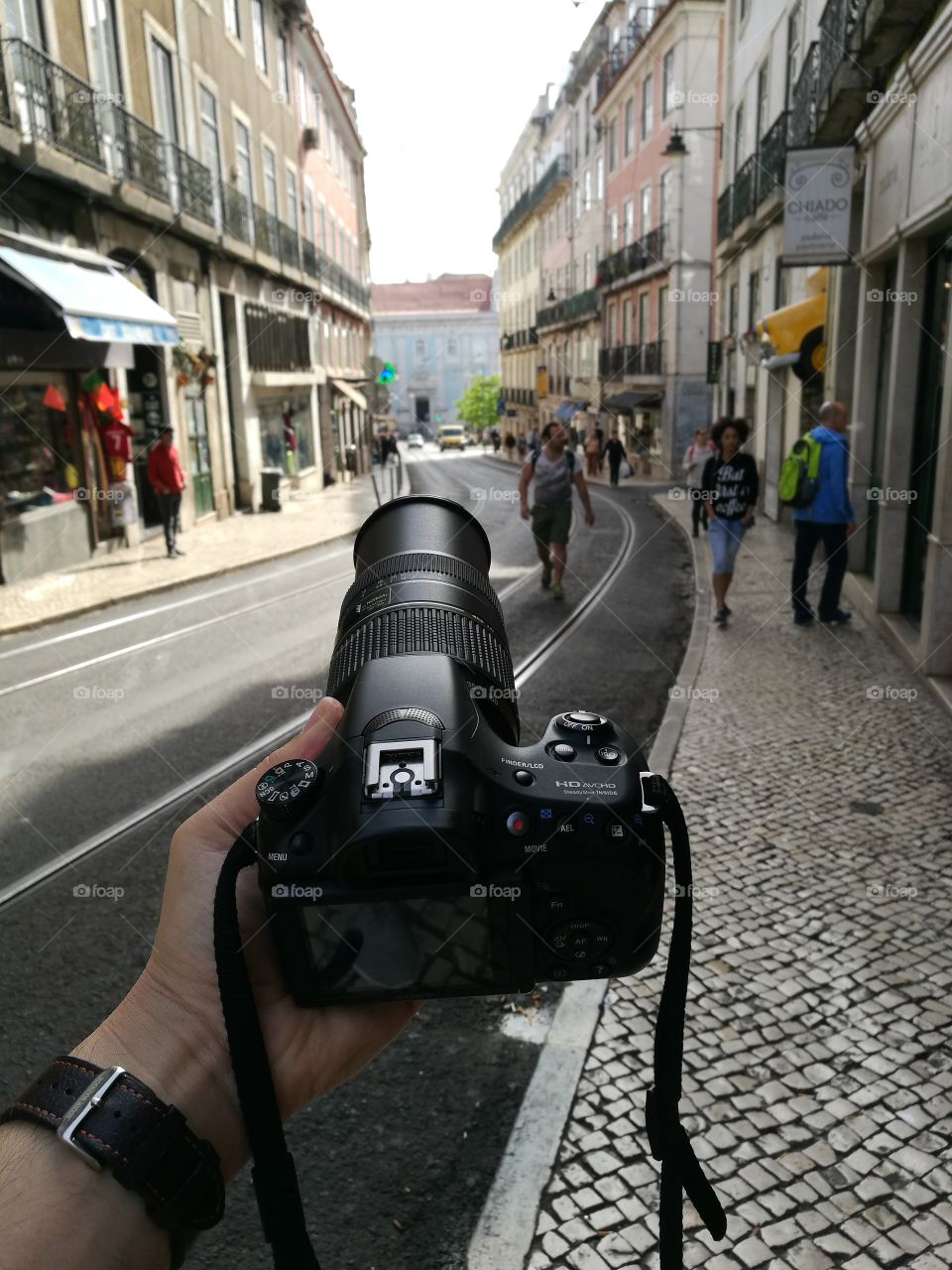 camara street city portugal walk travel outside