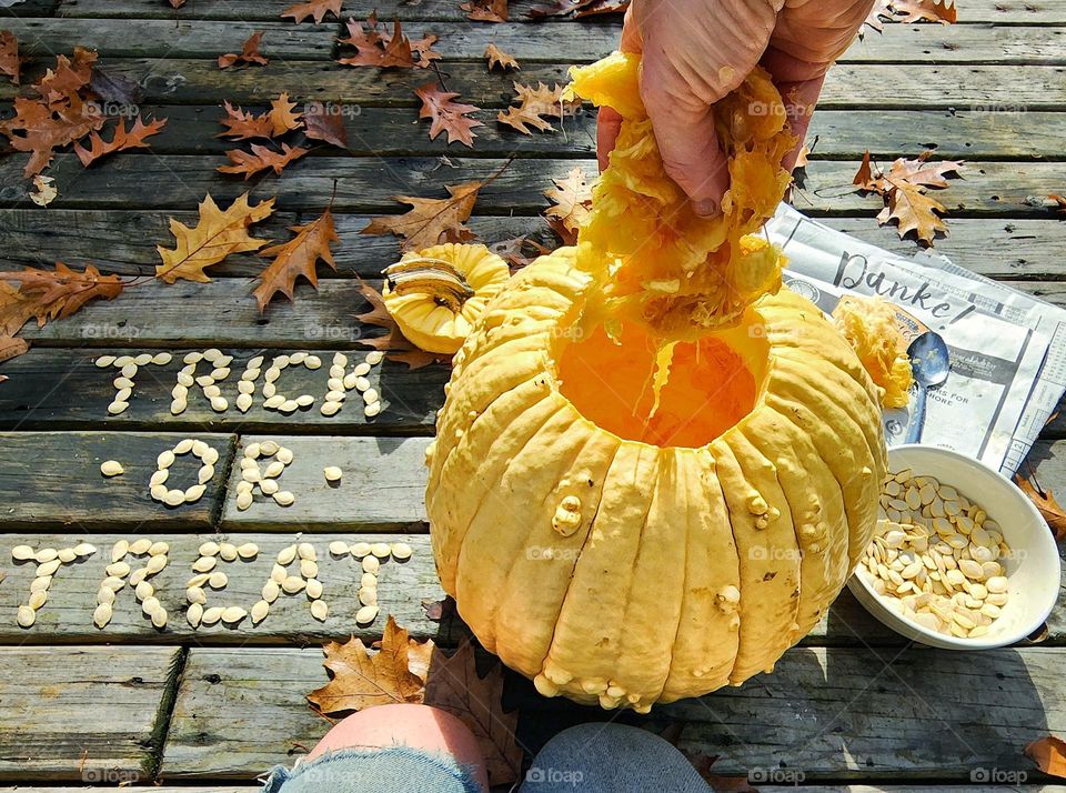 Pumpkin carving