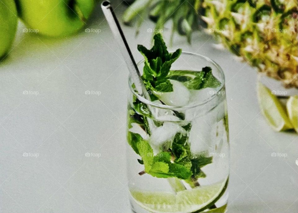 The best part about summer is right here...mojitos with fresh lime