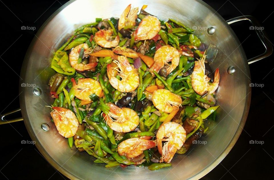 Stir Fry Veggies With Shrimp