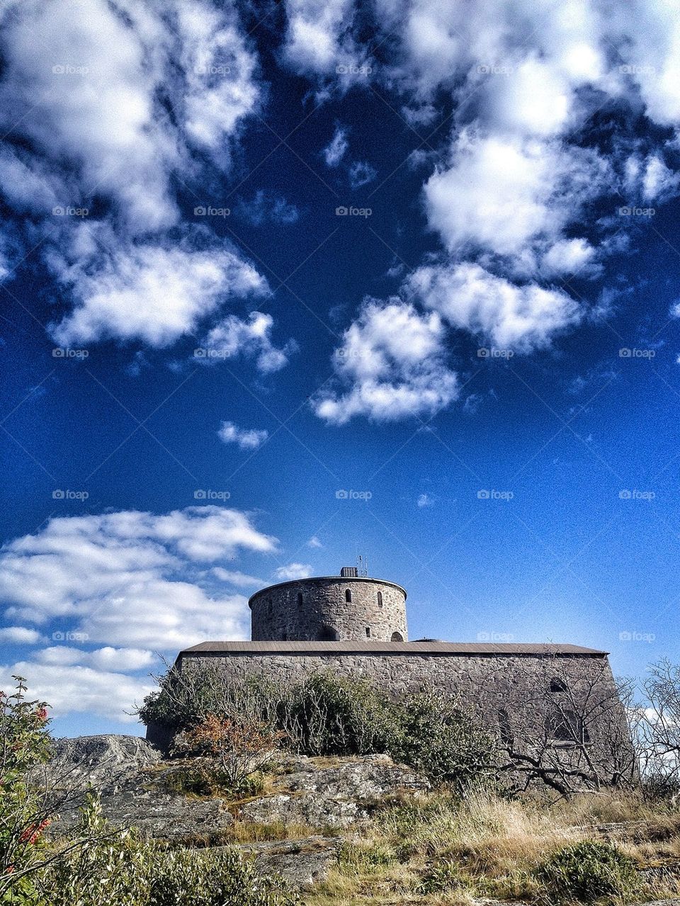 sky blue sweden clouds by lemonique