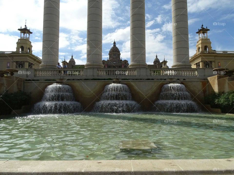 The fountains of Montjuic