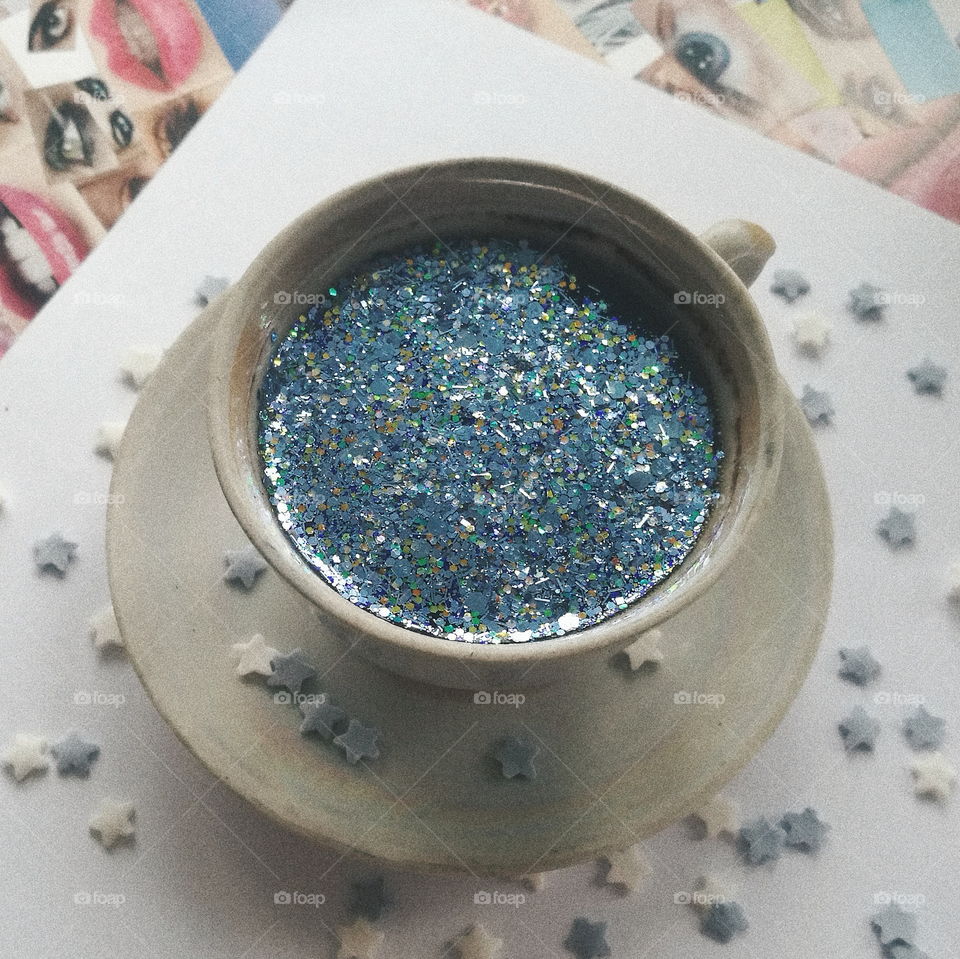 coffee that glitters