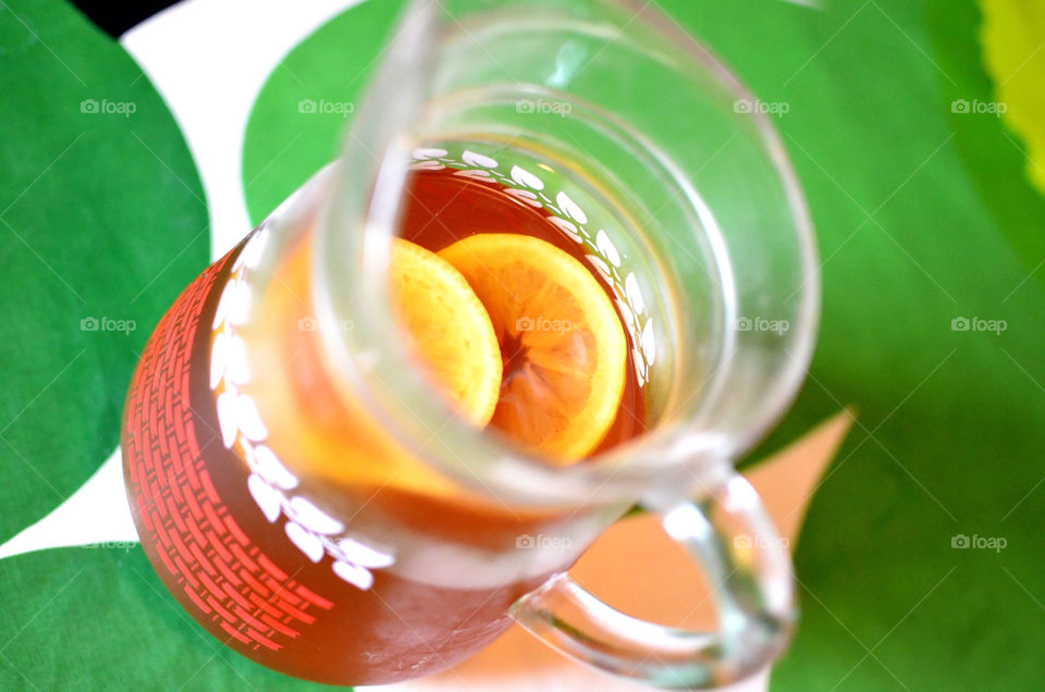 fresh tea lemon retro by rauknrolla
