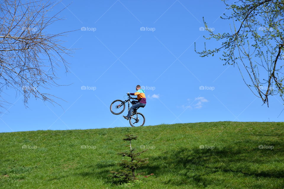 Bicycle in the park