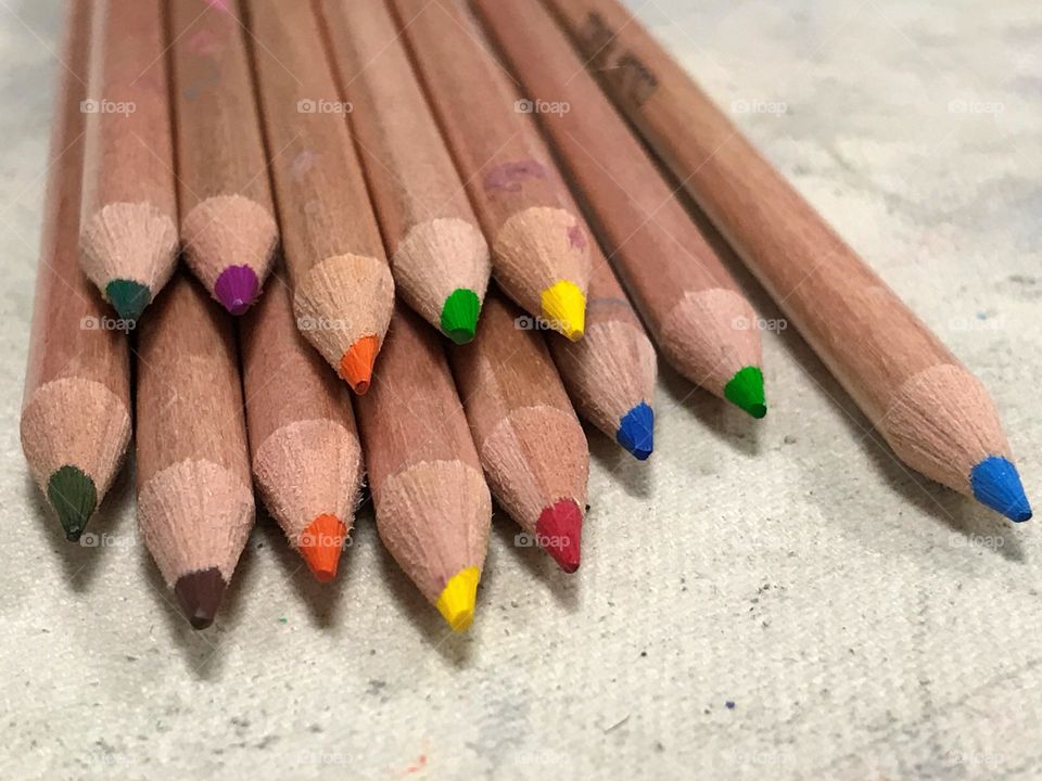 Pencil crayons 