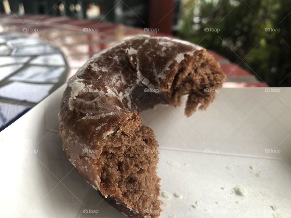 Chocolate glazed donut