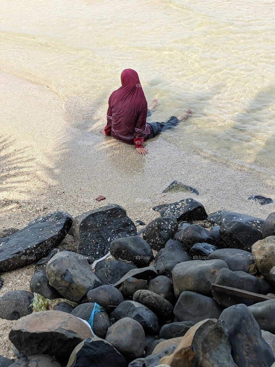 relaxation on the beach
