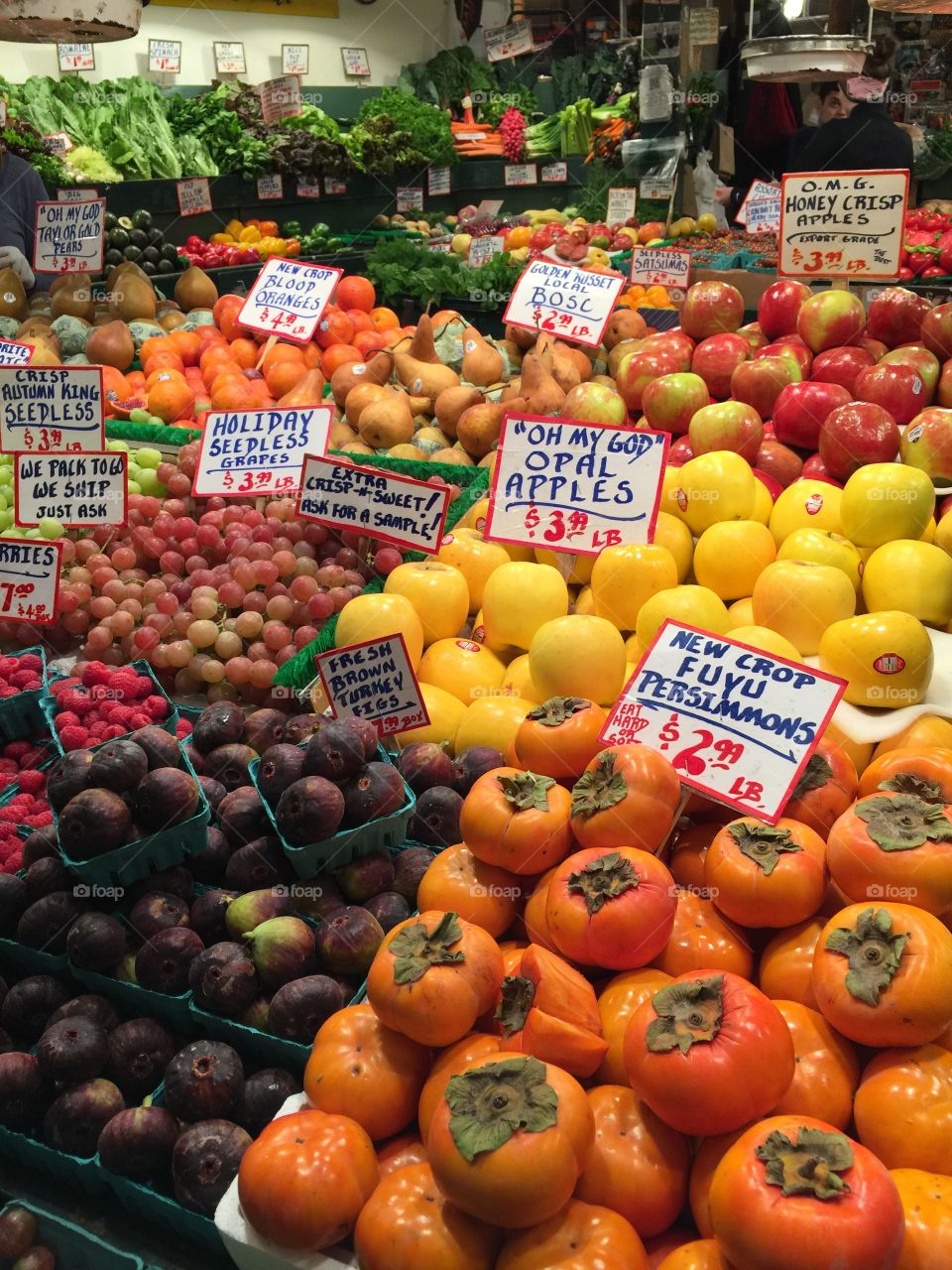 Pike place market fruit stand