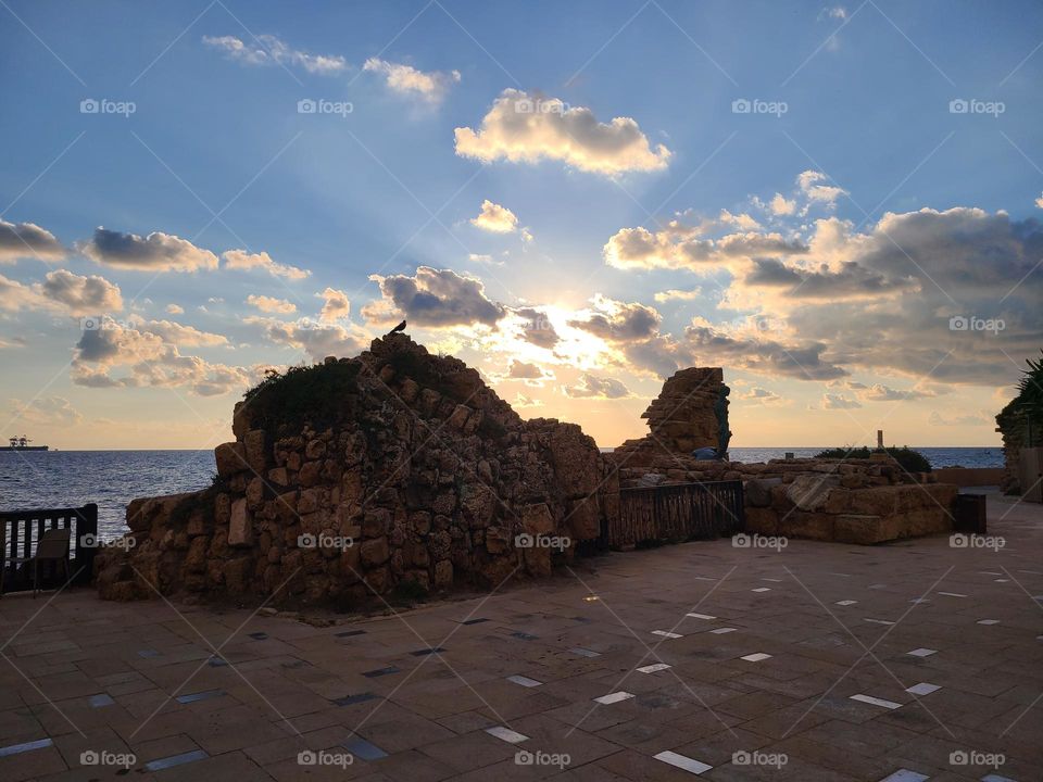 Sunset on the Mediterranean