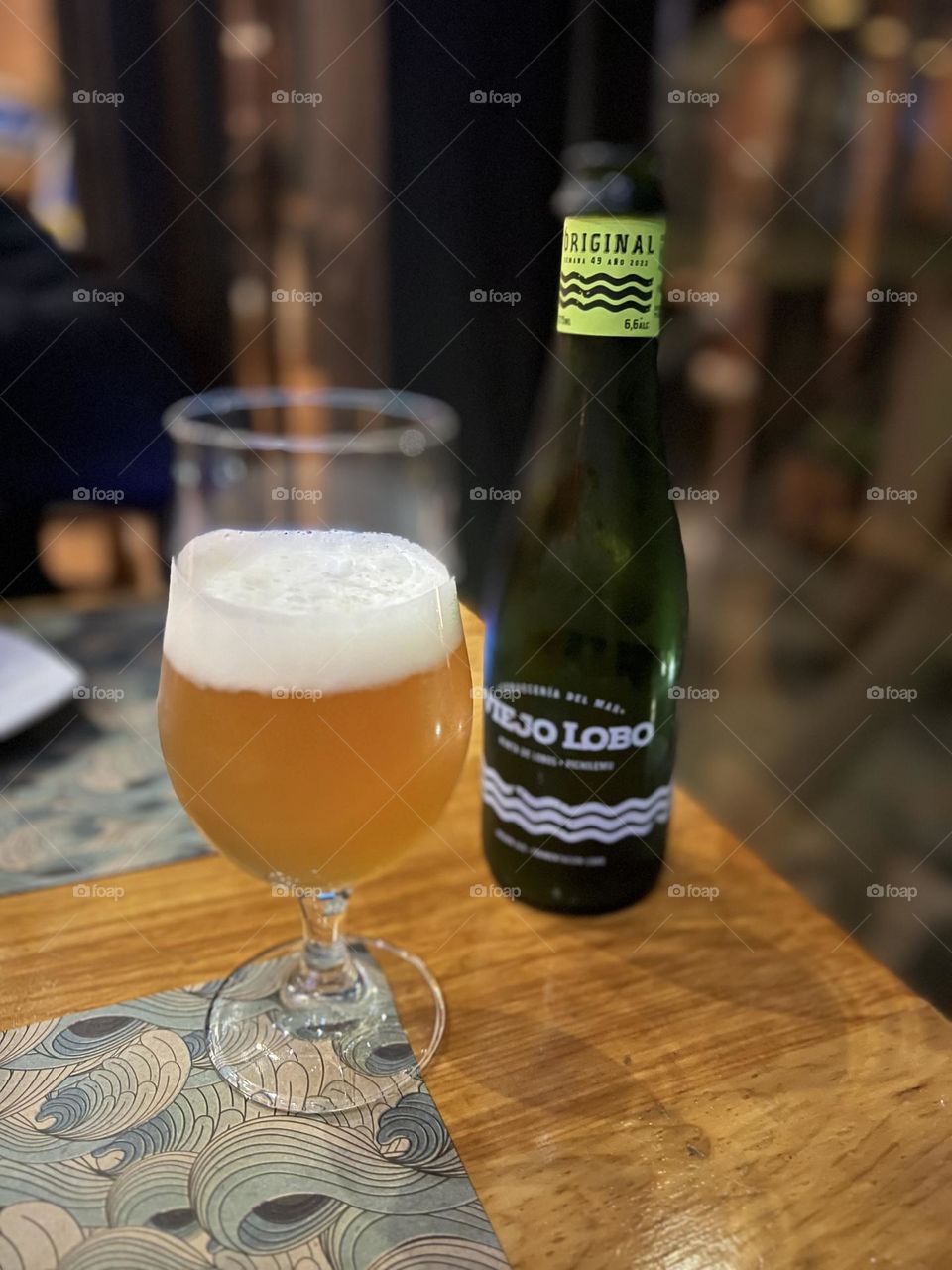 Cerveza viejo Lobo