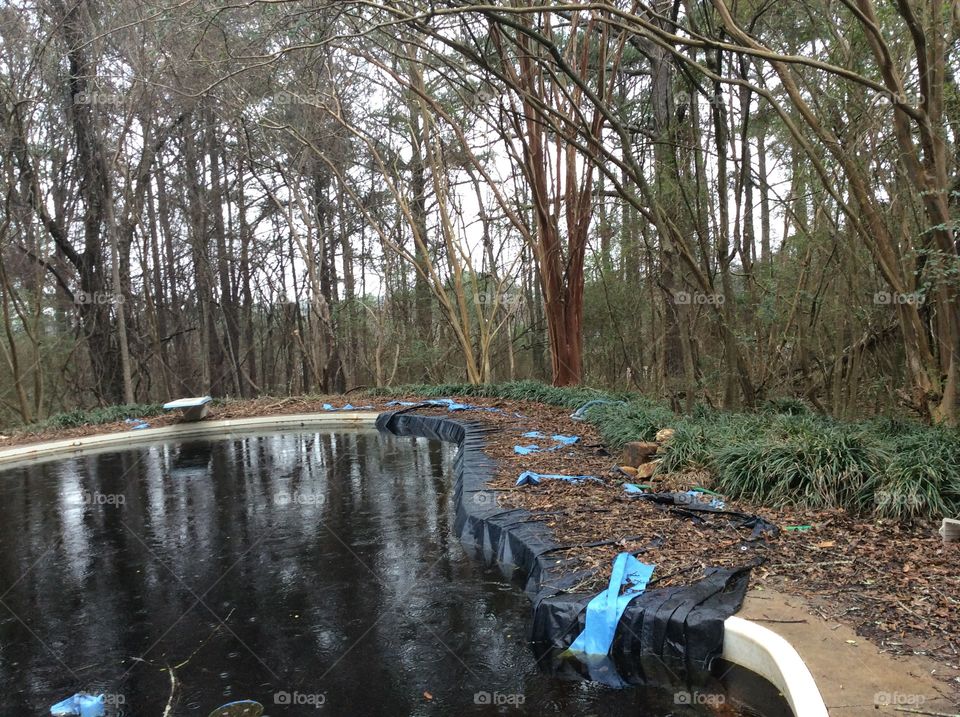 Abandoned pool