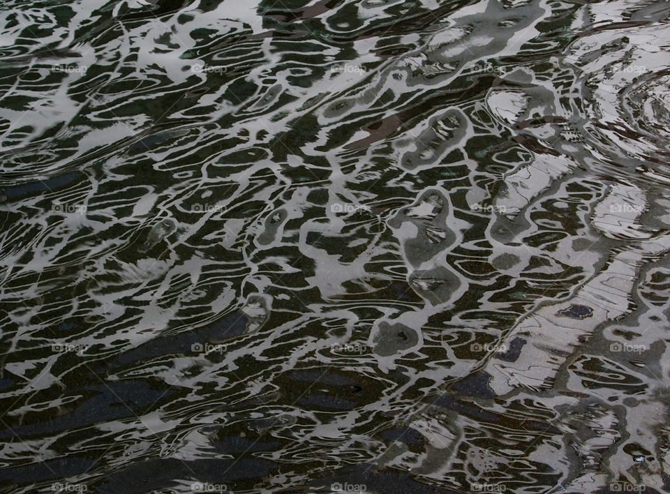 Water abstract in black and white