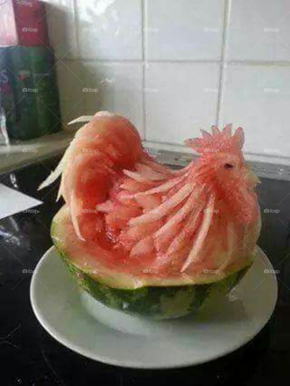 fruit art watermelon