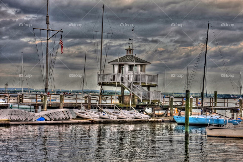 clouds boat storm hdr by steve0213