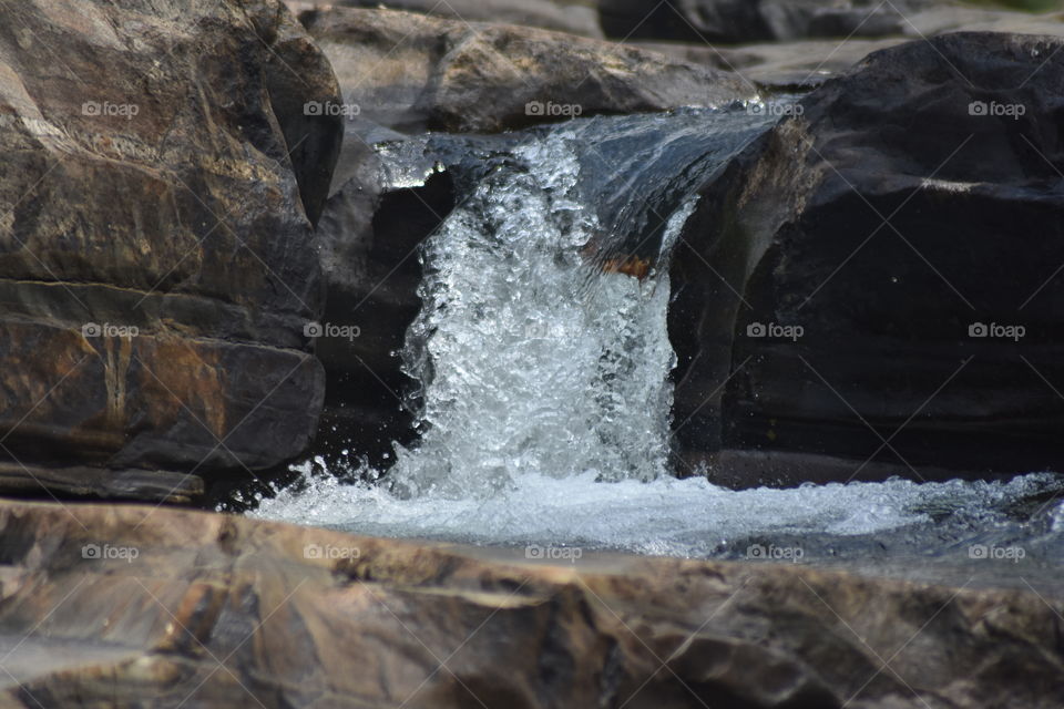 On top of a Waterfall