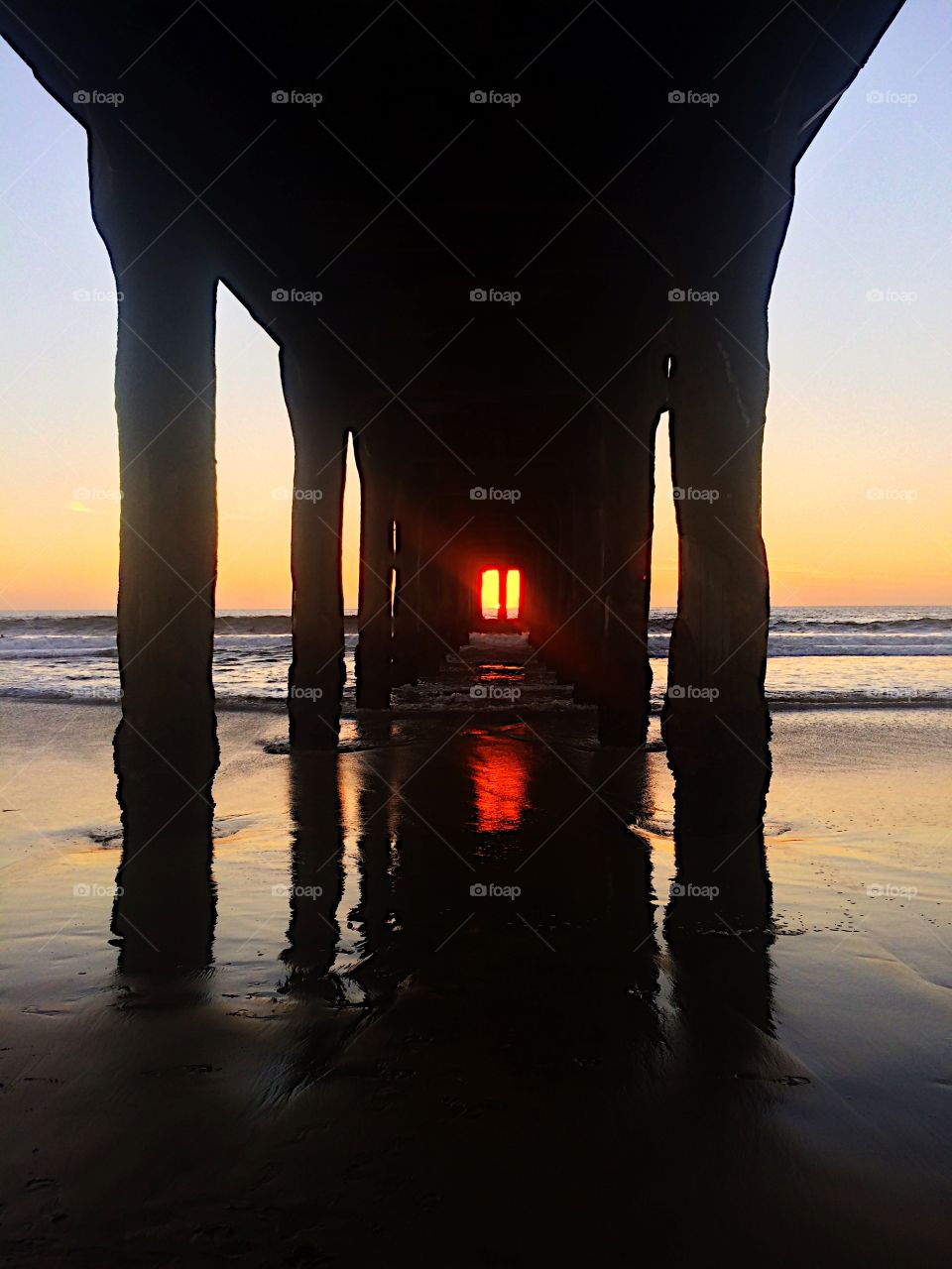 Pier Pressure at Sunset!  Manhattan Beach, CA