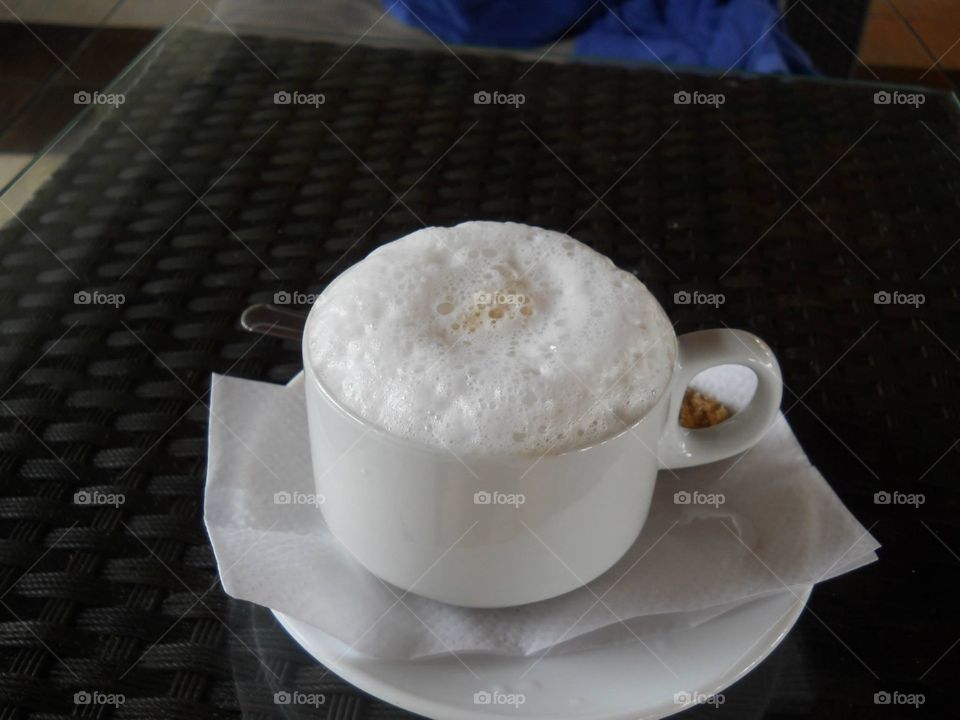The best coffee has lots of wonderful foam!