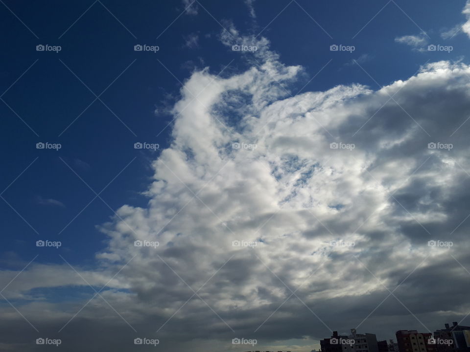 Sky full of Clouds 💙, Dumyat al Jadidah - Egypt
