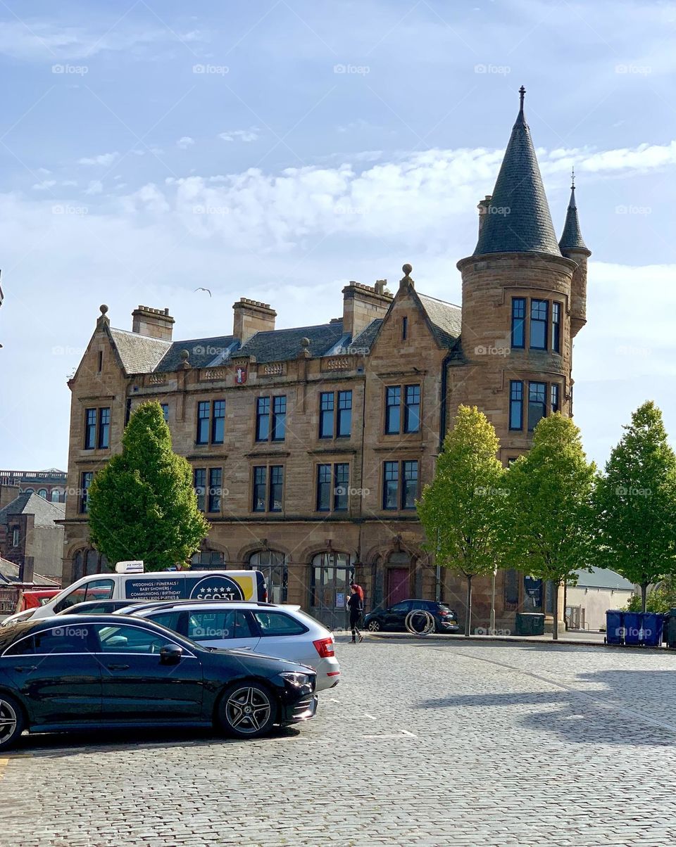 Old church in the city