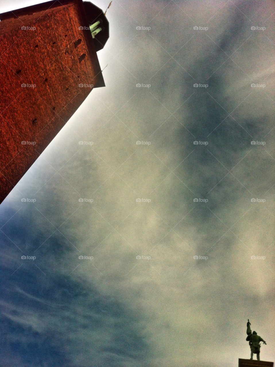 tower lgt41 town hall city hall sky blue cloudy summers day by lgt41