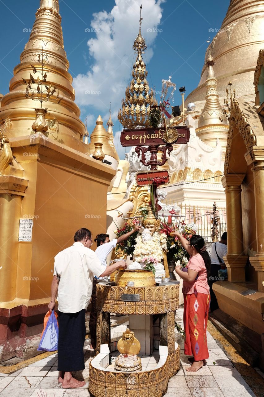 Locals Praying