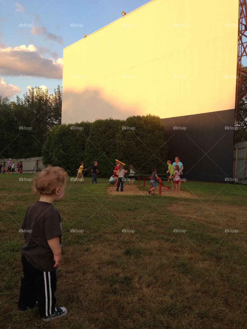 Summer night at the drive-in