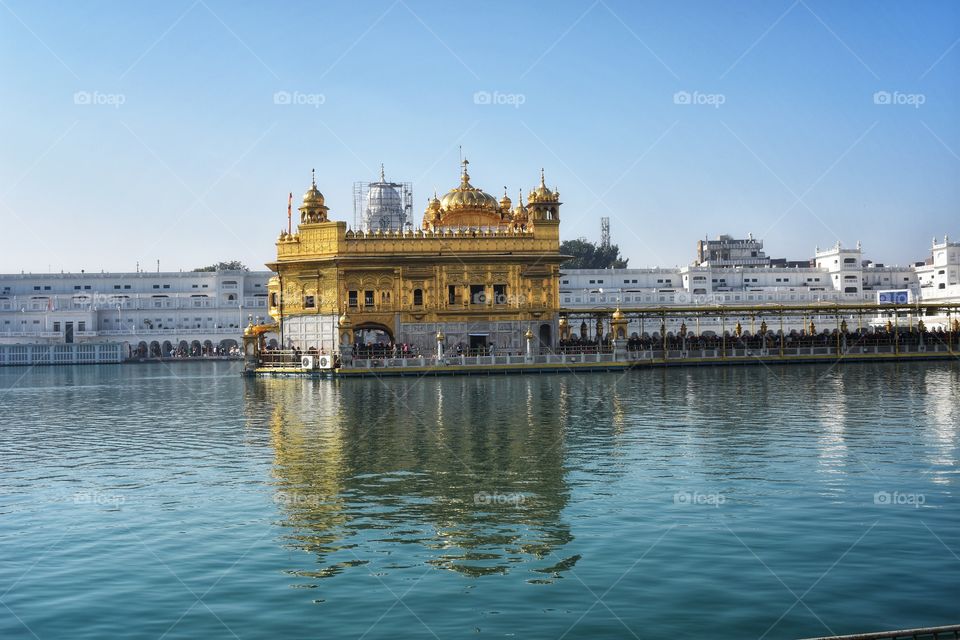 Golden temple india beautiful View