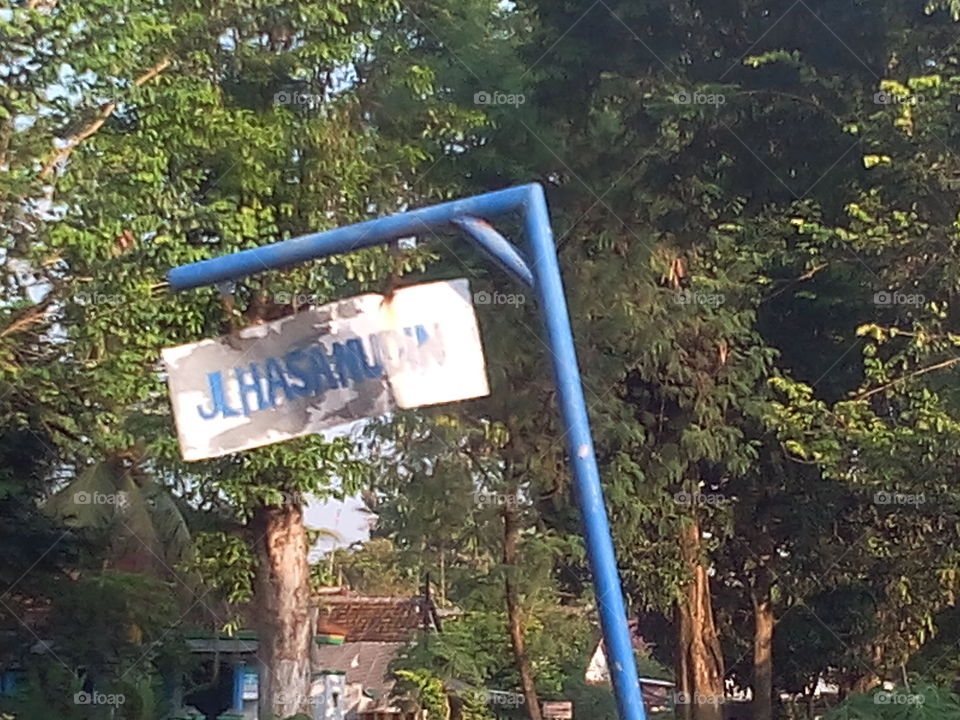 old Sign. the name of street