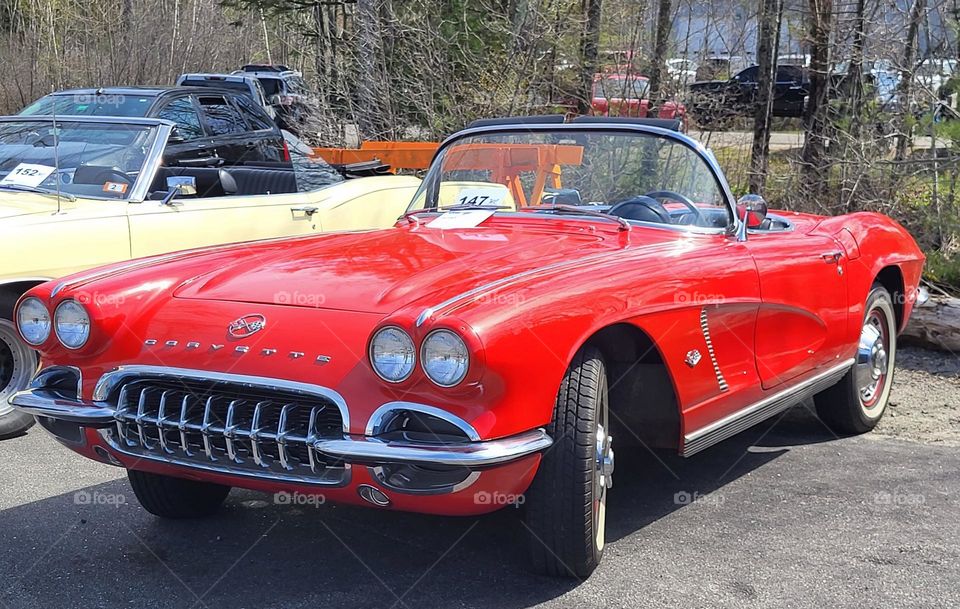 antique corvette