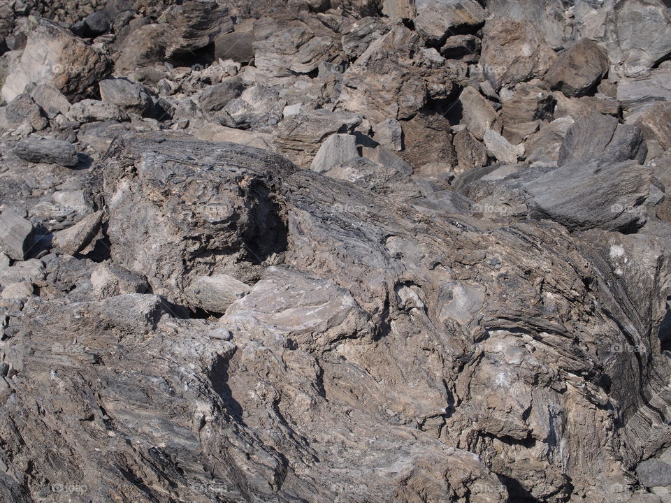 Rugged terrain of Big Obsidian Flow 