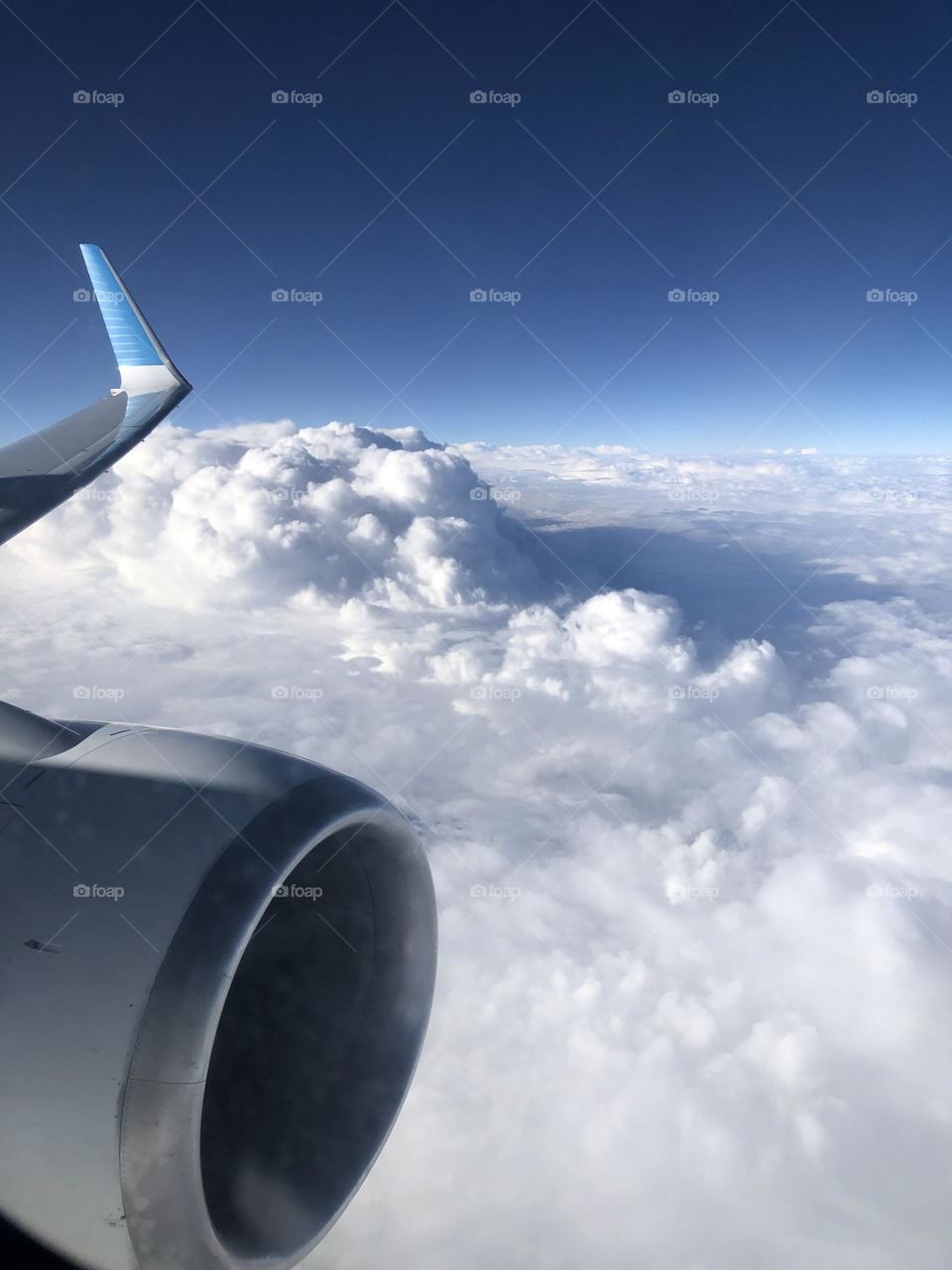 Avión nubes Cielo Vacaciones Volar