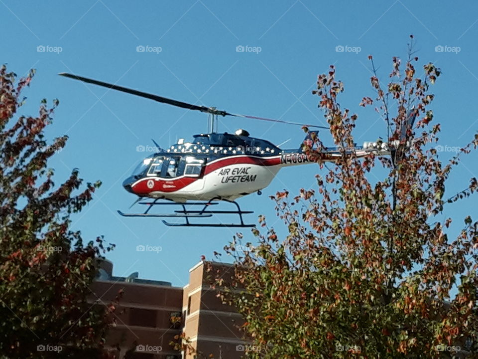 Emergency helicopter 
