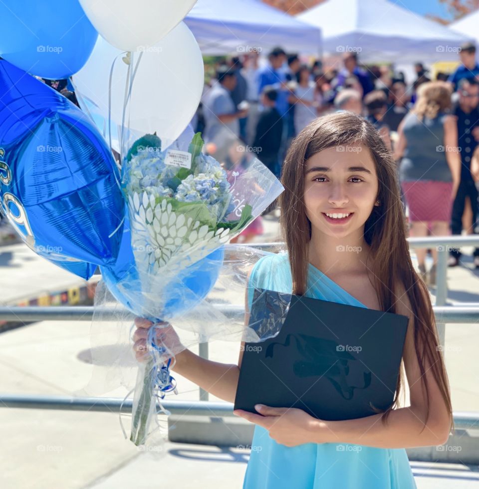 My 10 year old daughter’s promotions into the 6th grade. 
