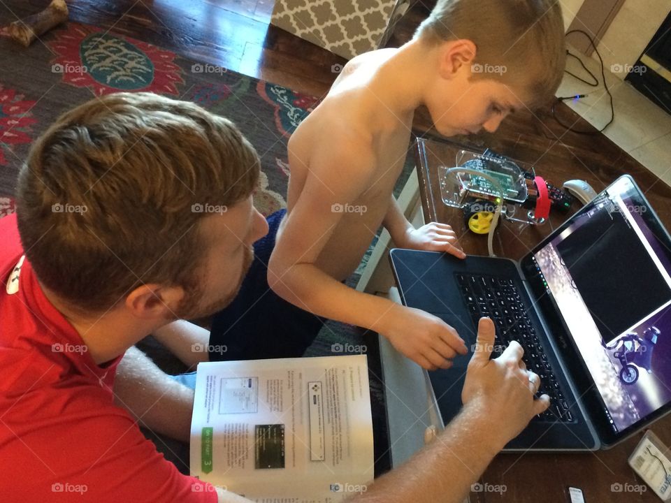 Father son Coding 
