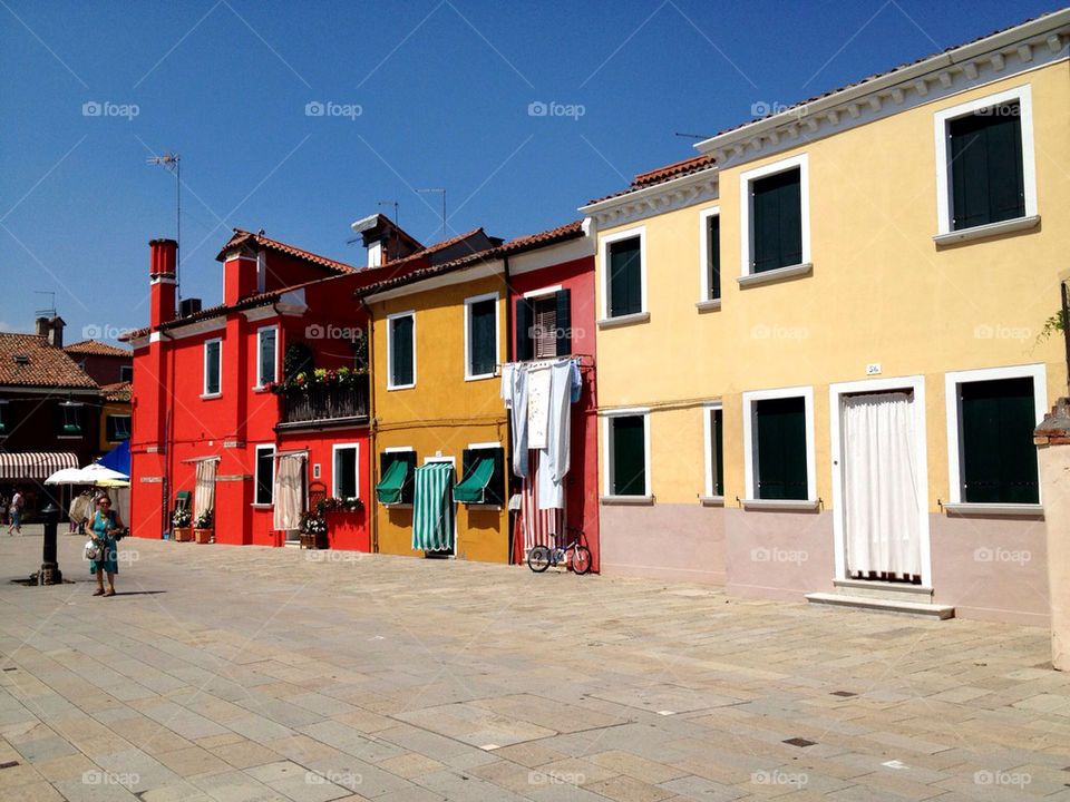 italy colourful in venice by dannytwotaps