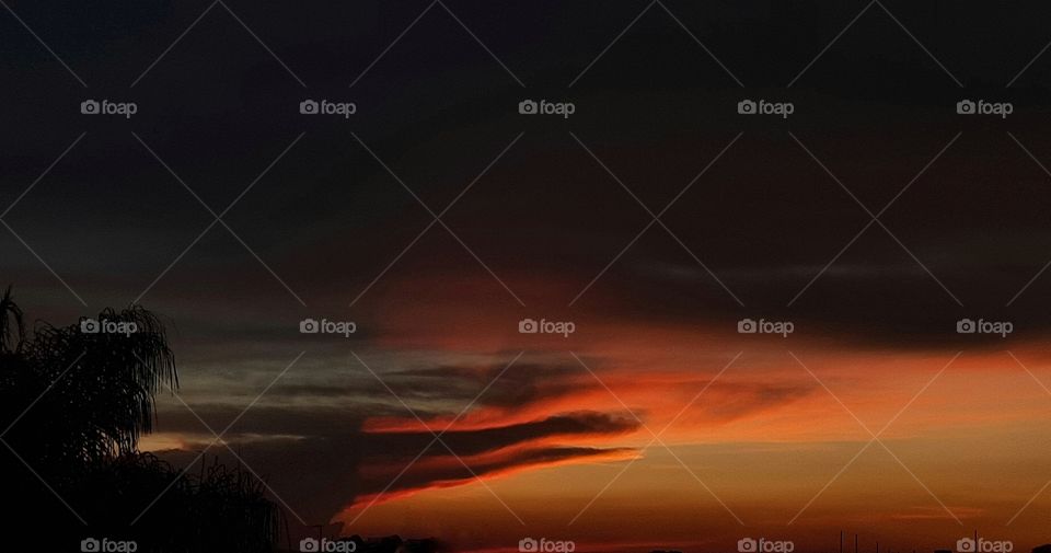 Beautiful sunset,sunset,colorful,nature,landscape,sky,clouds,cloudy,red,sunrise,dawn