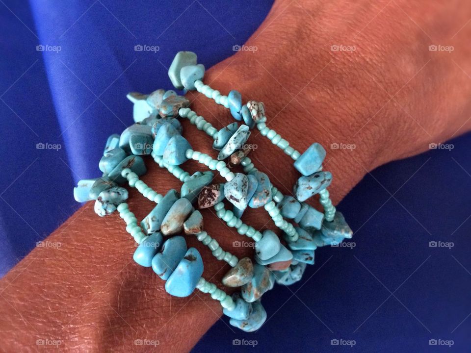 Turquoise handmade bracelet 