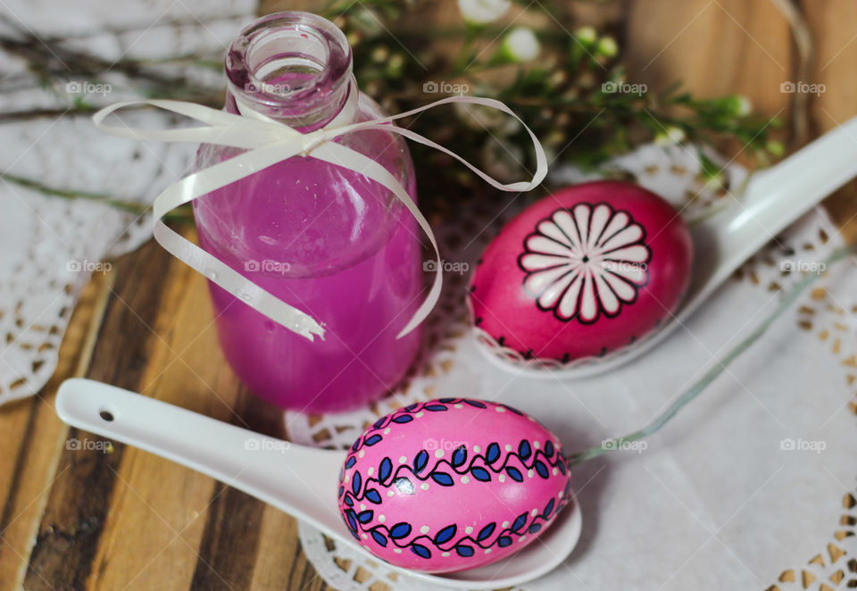 pink easteregg drink picnic