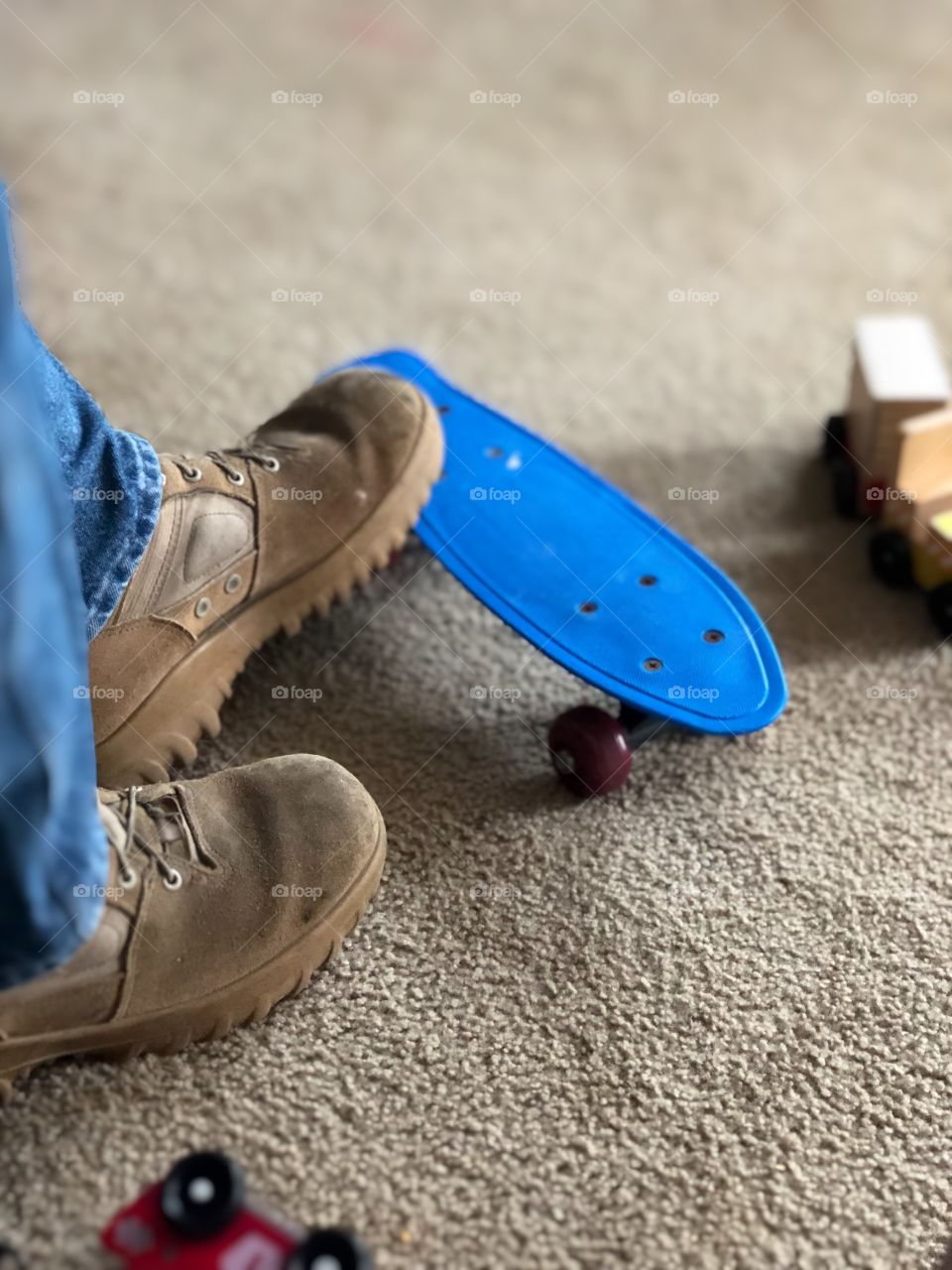 Relaxing in the living room 