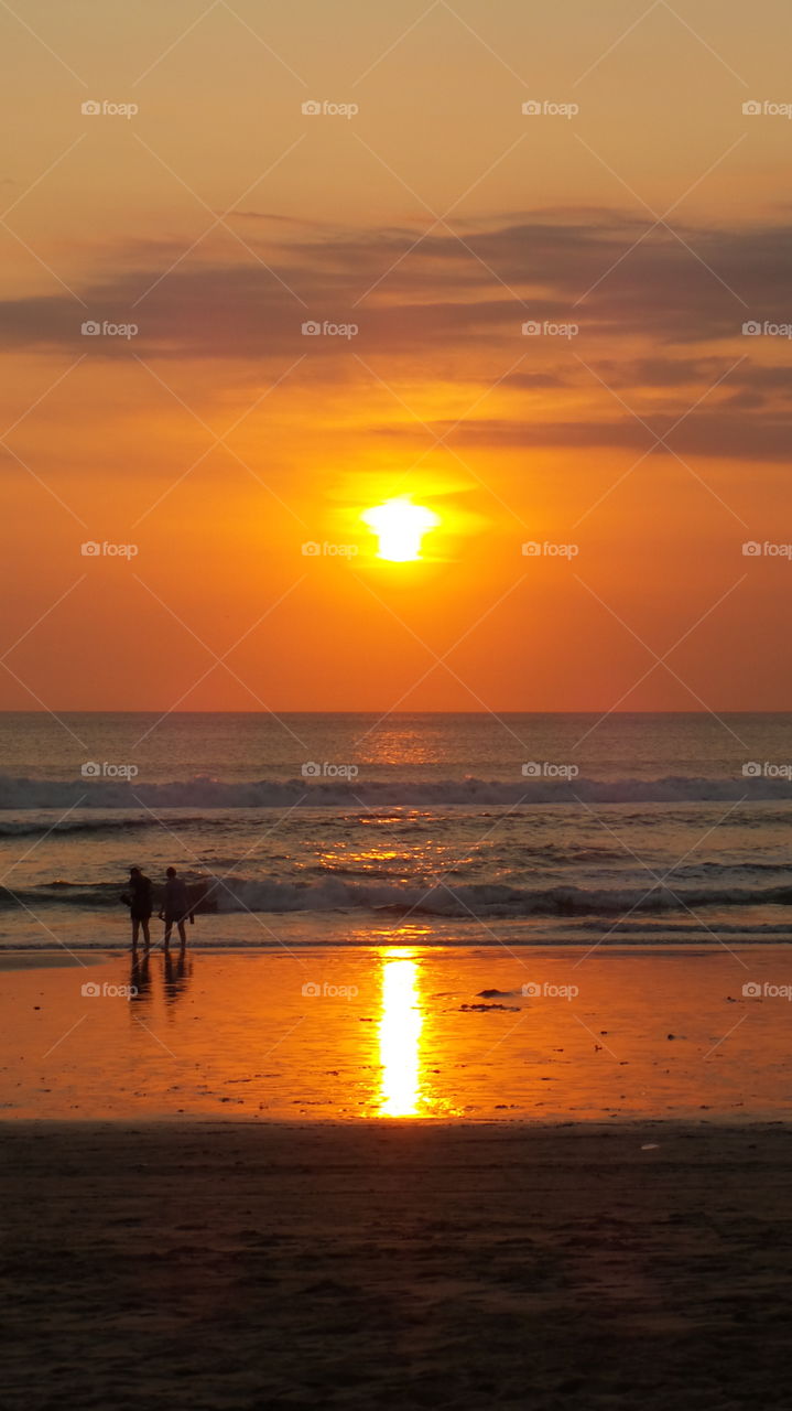 Bali beaches. sunsets