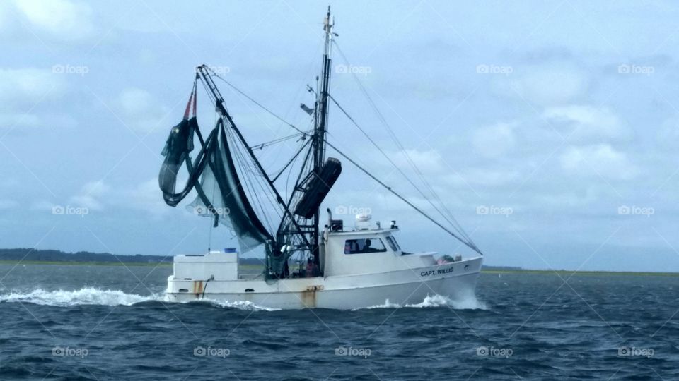 shrimping boat
