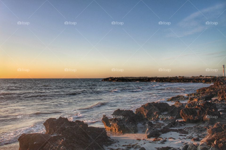 Calm night at the Beach