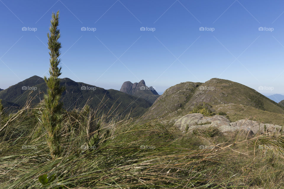 Set of mountains near Curitiba.