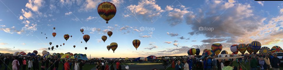 Balloon, Hot Air Balloon, Festival, Sky, People